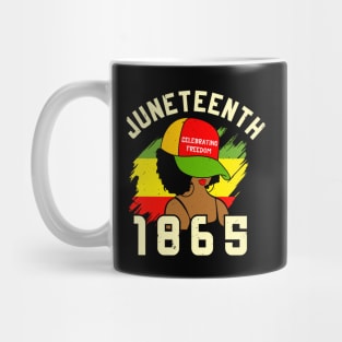 Juneteenth Girl Celebrating Freedom 1865 Mug